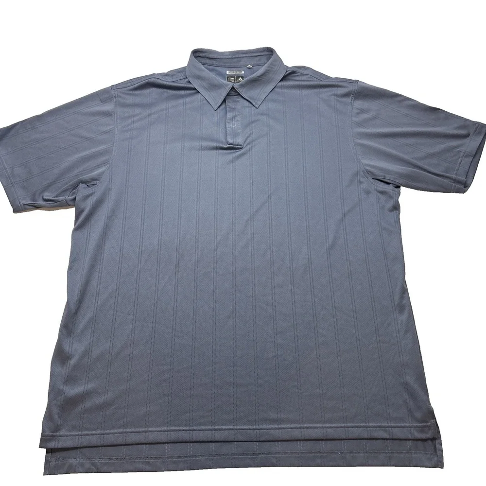 Adidas  Climate Mens Polo Shirt Cool Blue Color Size 2X‎